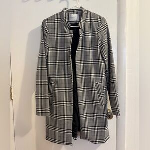 Carolina Belle Black and White Checkered / Plaid Blazer